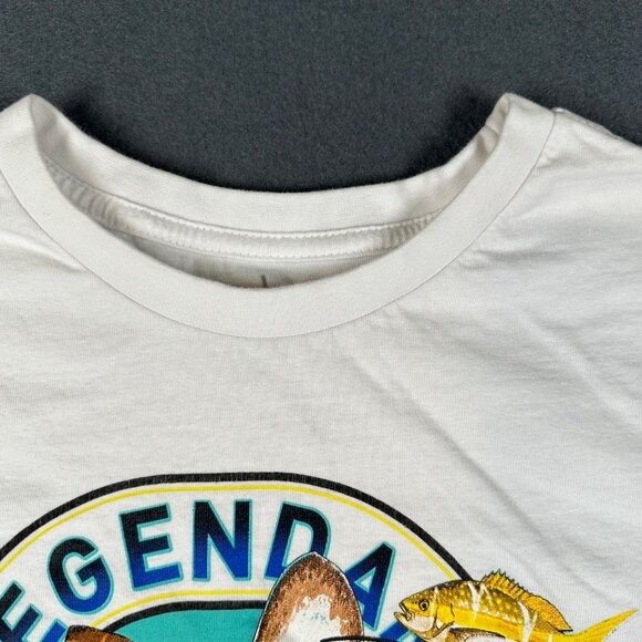 Guy Harvey Kids XXL White Legendary Stingrays Graphic Print T-Shirt Short Sleeve - Picture 4 of 6